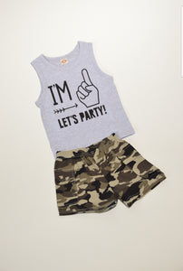 2- Piece Let's Party Tank Set