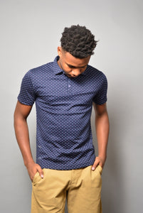 Navy Fashion Polo