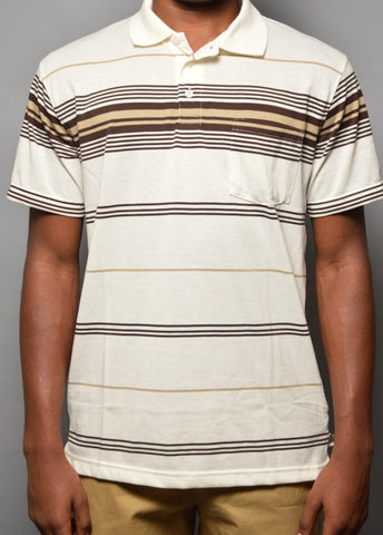 Off White Stripe Polo